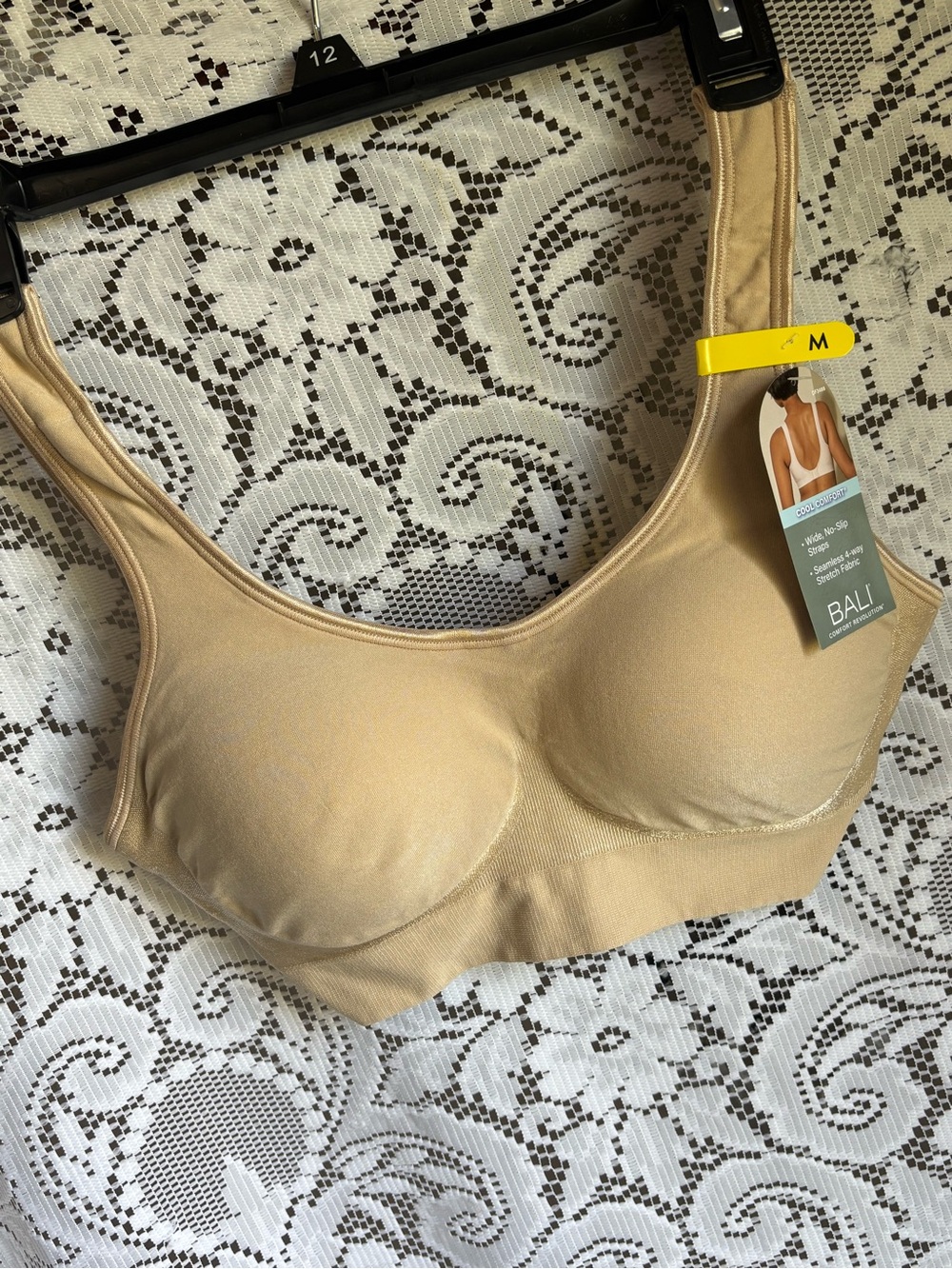 Bali Wireless Cool Comfort Bra - Beige - Picture 8 of 12